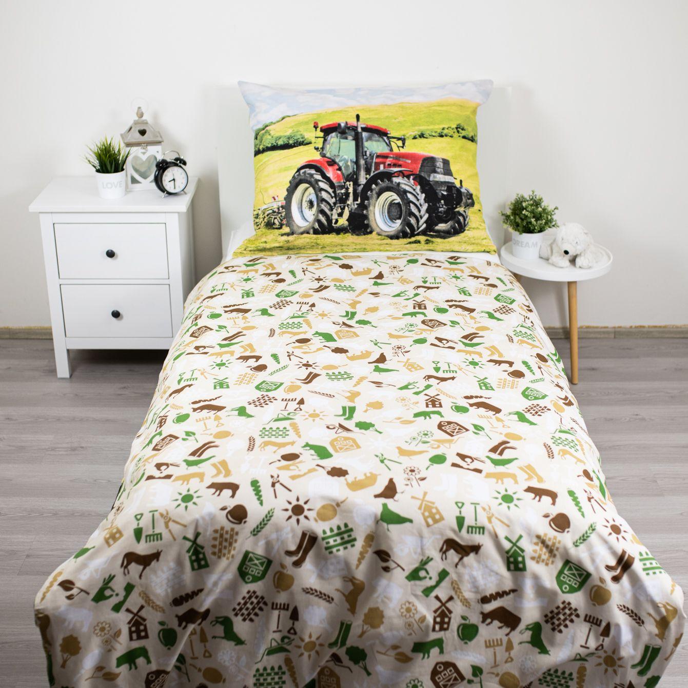 Pościel 140x200+70x90 cm Tractor - obrazek 4