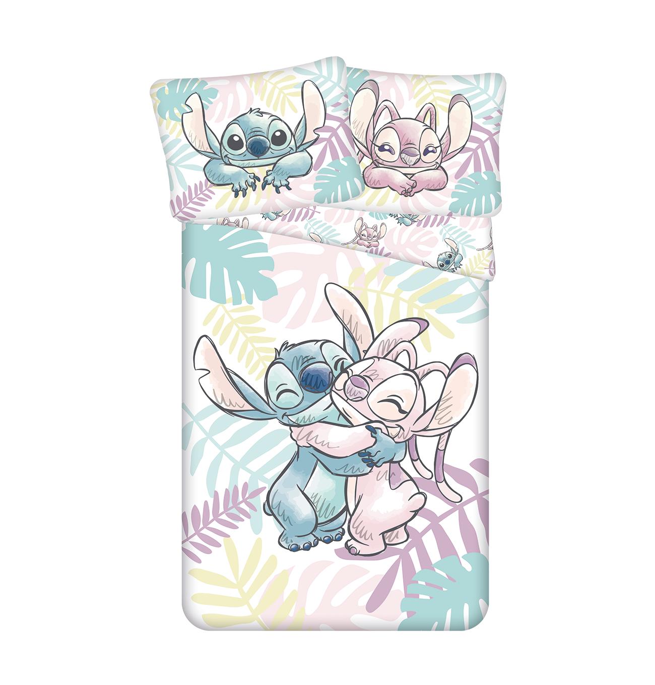 Pościel 140x200+70x90 cm Lilo and Stitch "Leaves" - obrazek 2