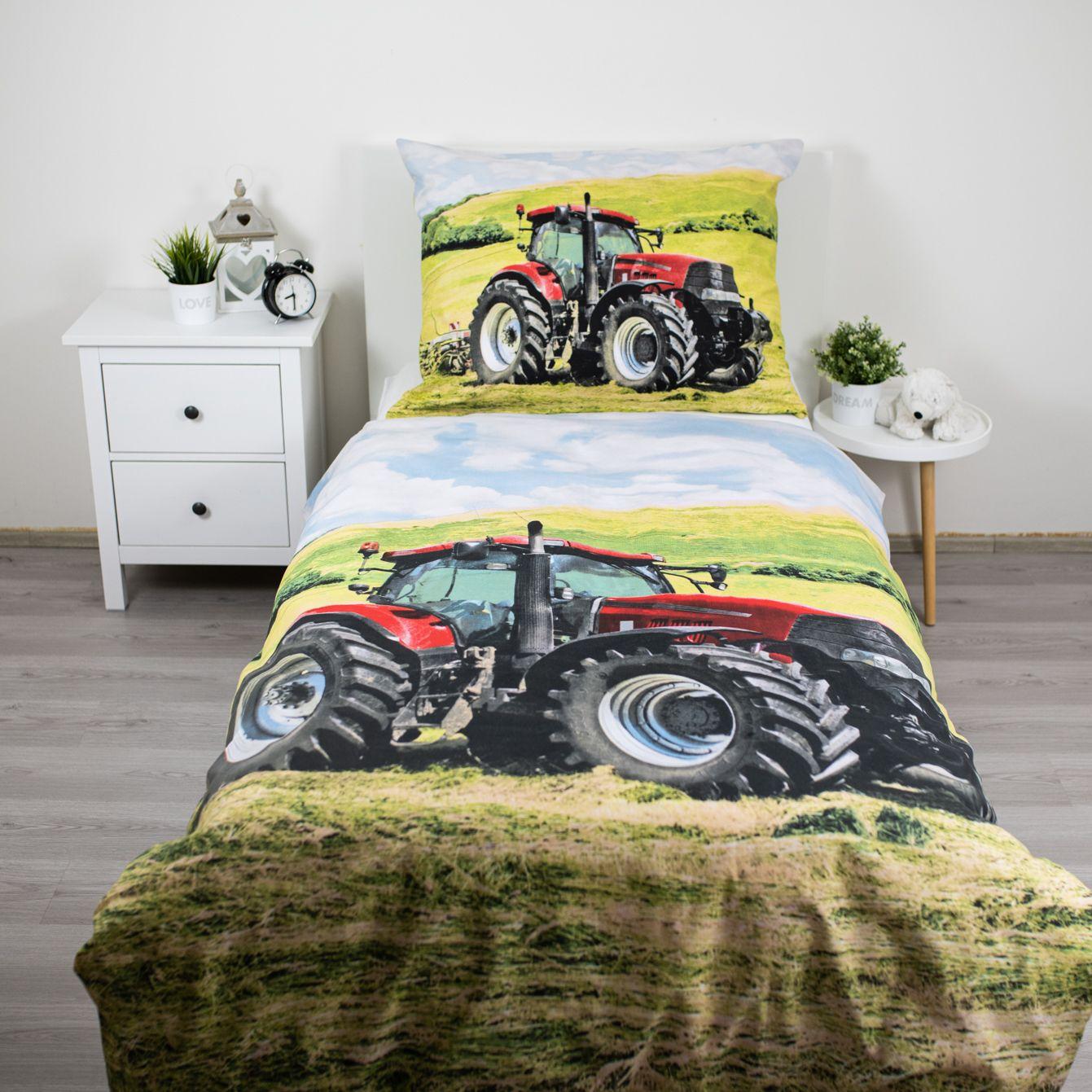 Pościel 140x200+70x90 cm Tractor